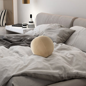Luna - Round Sphere Accent Ball Throw Pillow by Couch.com