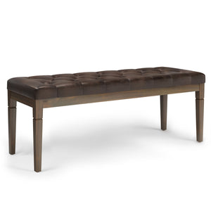 Waverly - Upholstered Tufted Ottoman Bench by Couch.com