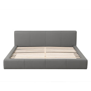 Stylish Upholstered Bed With Birch Wood Frame