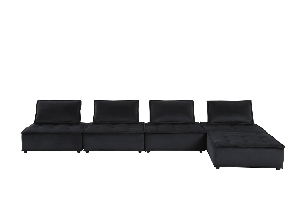Anna - Velvet Modular Sofa by Couch.com