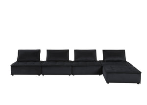 Anna - Velvet Modular Sofa by Couch.com