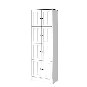 Tall Storage Cabinet With 8 Doors And 4 Shelves, Wall Storage Cabinet For Living Room, Kitchen, Office, Bedroom, Bathroom by Couch.com