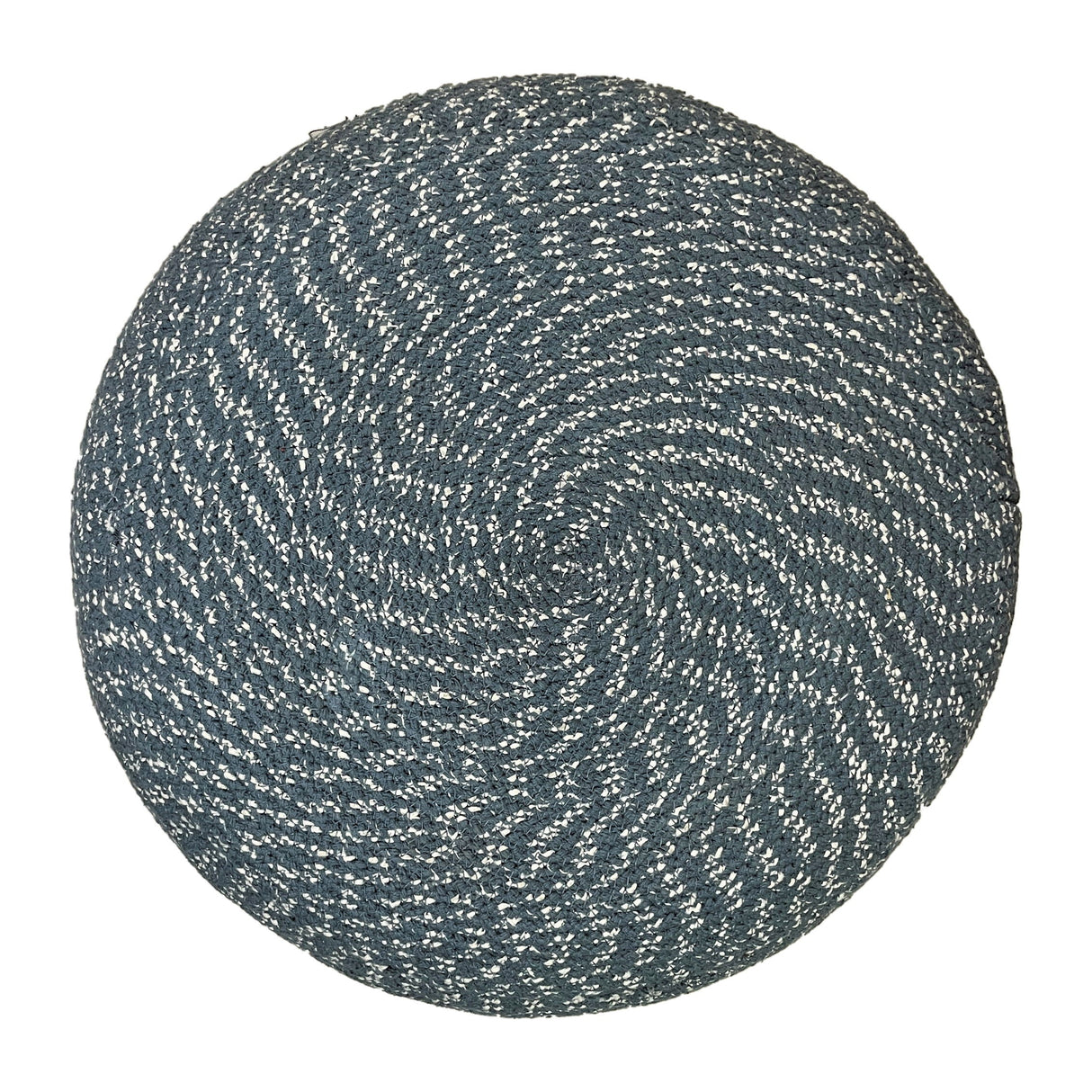 Bayley - Versatile Round Braided Pouf by Couch.com