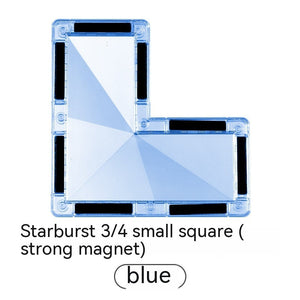 Color Window Asterism Magnetic Building Blocks Assembly