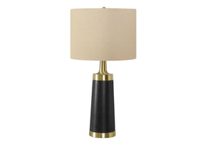 Lighting, Table Lamp, Resin, Contemporary - Black / Cream by Couch.com