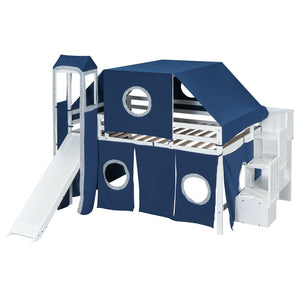 Loft Bed With Tent And Tower by Couch.com