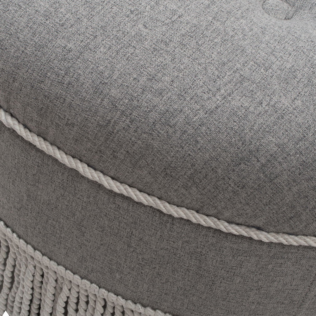 Yolanda - Round Upholstered Accent Ottoman by Couch.com