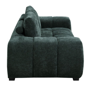 Ferrand - Chenille Loveseat - Green by Couch.com
