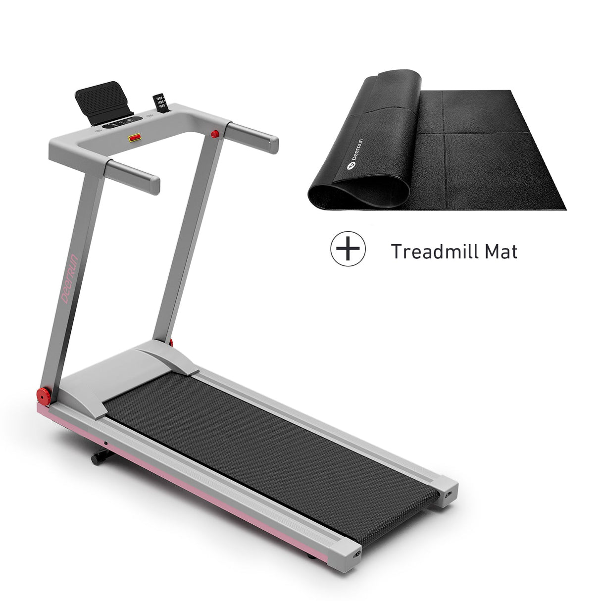 DeerRun A1 Series 6% Incline Foldable Treadmill——Upgraded Chip & NFC Support | 300Lbs-350Lbs, 7.5mph-10mph