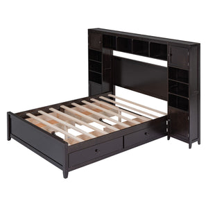 Bed With All In One Cabinet And Shelf by Couch.com