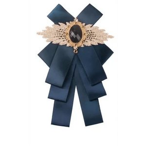 Charming  Butterfly Ladies Bowtie Casual Solid Color Rhinestone Brooch Bowties For Women Fashionable Wedding  Bowtie
