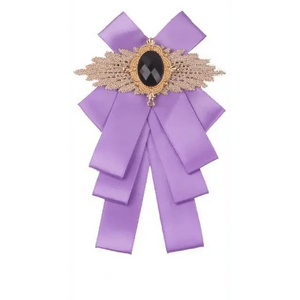 Charming  Butterfly Ladies Bowtie Casual Solid Color Rhinestone Brooch Bowties For Women Fashionable Wedding  Bowtie