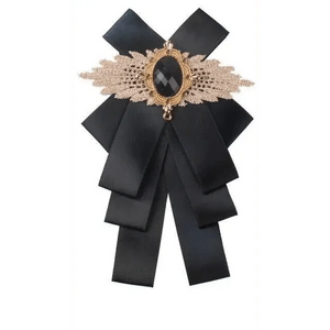 Charming  Butterfly Ladies Bowtie Casual Solid Color Rhinestone Brooch Bowties For Women Fashionable Wedding  Bowtie