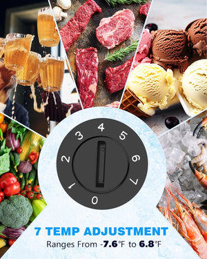 Chest Freezer with Removable Basket