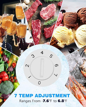 Chest Freezer with Removable Basket