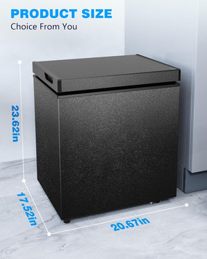 Chest Freezer with Removable Basket