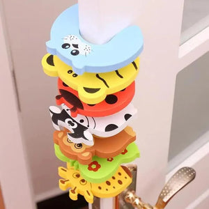 Child Safety Protection Baby Safety Cute Animal Security Card Door Stopper Baby Newborn Care Child Lock Protection From Children