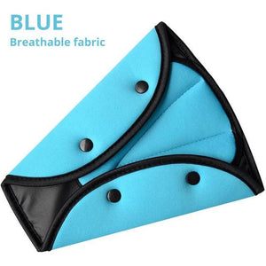 Child Seat Belt Adjustment Holder Car Anti-Neck Neck Baby Shoulder Cover Seat Belt Car Safe Seat Belt Cover Soft Adjustable Children Safety Belt Fixer Triangle Anti-ledge For Child Neck Protection Belts Seat Positioner Child Seatbelt for Kids Safety