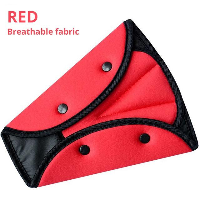 Child Seat Belt Adjustment Holder Car Anti-Neck Neck Baby Shoulder Cover Seat Belt Car Safe Seat Belt Cover Soft Adjustable Children Safety Belt Fixer Triangle Anti-ledge For Child Neck Protection Belts Seat Positioner Child Seatbelt for Kids Safety