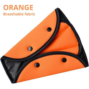 Child Seat Belt Adjustment Holder Car Anti-Neck Neck Baby Shoulder Cover Seat Belt Car Safe Seat Belt Cover Soft Adjustable Children Safety Belt Fixer Triangle Anti-ledge For Child Neck Protection Belts Seat Positioner Child Seatbelt for Kids Safety