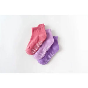 Children Cotton  6 Pairs/Set Anti-slip Socks For Boys Girl Rubber Kid Floor Sock With Grips For 0 To 6 Years Kids