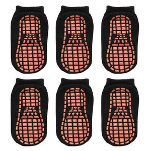 Children Cotton  6 Pairs/Set Anti-slip Socks For Boys Girl Rubber Kid Floor Sock With Grips For 0 To 6 Years Kids