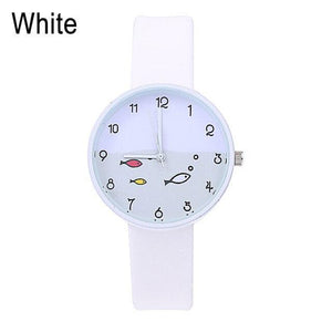Children Quartz Sports Watch Waterproof Silicone Strap Outdoor Simple Children Wristwatch Colorful Boys Girls Watches Teenagers Student Time Wrist Watch Soft Silicone Band