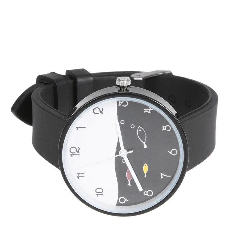 Children Quartz Sports Watch Waterproof Silicone Strap Outdoor Simple Children Wristwatch Colorful Boys Girls Watches Teenagers Student Time Wrist Watch Soft Silicone Band