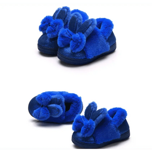 Children's cotton slipper bag heel warm and non slip baby home shoes men's and women's cotton shoes