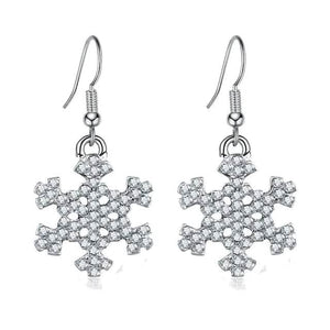 Christmas Ear Decor Hooks Creative Ladies Holiday Earrings