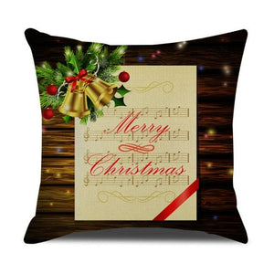 Christmas Green Stripe Pattern Cotton Linen Throw Pillow Christmas Stripe Pillow Cases Christmas Green Decorative Cushion Cover Cotton Linen Pillowcase Indoor Sofa Decorations Home Sofa Decorative Pillowcase 45X45CM