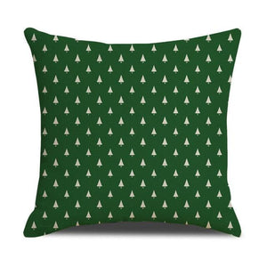 Christmas Green Stripe Pattern Cotton Linen Throw Pillow Christmas Stripe Pillow Cases Christmas Green Decorative Cushion Cover Cotton Linen Pillowcase Indoor Sofa Decorations Home Sofa Decorative Pillowcase 45X45CM