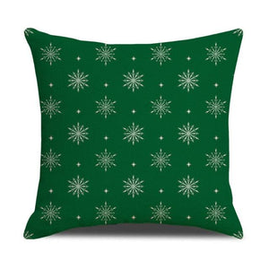 Christmas Green Stripe Pattern Cotton Linen Throw Pillow Christmas Stripe Pillow Cases Christmas Green Decorative Cushion Cover Cotton Linen Pillowcase Indoor Sofa Decorations Home Sofa Decorative Pillowcase 45X45CM