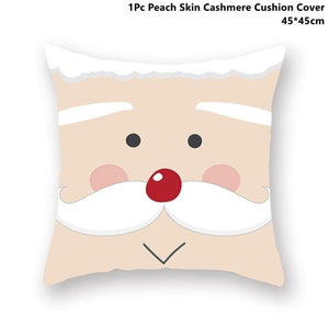 Christmas Pillowcase Santa Cluas Pillow Covers Xmas Holiday Couch Pillows Rustic Christmas Decorations Winter Pillowcase For Home Living Room Xmas Ornaments Navidad Gifts