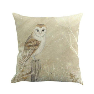 Christmas Printing Sofa Bed Home Decor Pillow Cover Pillow Case Holiday Decorative Christmas Throw Pillows Cotton Linen Winter Snowman Wolf Deer Pillow Covers Cases for Home