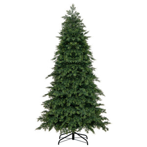 6/7.5 Feet Pre-Lit Artificial Christmas Tree with 11 Modes and Metal Stand-6 ft