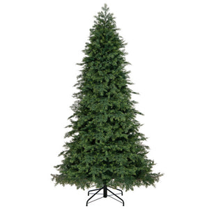 6/7.5 Feet Pre-Lit Artificial Christmas Tree with 11 Modes and Metal Stand-7.5ft
