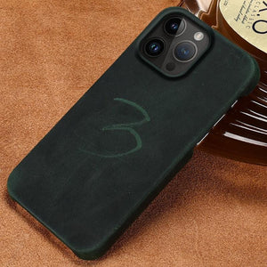 Classic Brown Genuine Leather Phone Case for iPhone 13 14 Pro Max 12 Mini 11 12 Pro Max Leather Cover Bumper Phone Case Compatible With iPhone Genuine Leather Slim Back Cover
