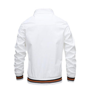 Classic Fashion Men’s Windbreaker Jackets Casual Jacket Men Outdoor Sports Spring Autumn Solid Color Jacket Stylish Jackets Men Jacket Lightweight Casual Slim Fit Jacket