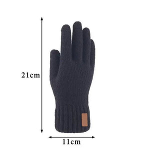 Classic Knitted Fingerless Winter  Unisex Outdoor Gloves For Men Women Retro Soft Unisex Stretch Elastic Warm Half Finger Cycling Gloves