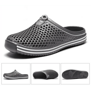 Classic Women Shoes Beach Closed Toe Slippers Unisex Hollow Out Casual Couple Flip Flops Garden Clogs  Non-slide Men And Women Slippers