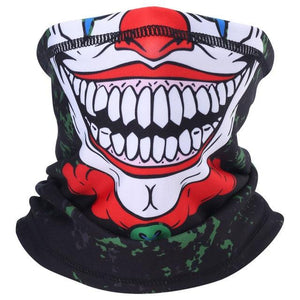 Clown Magic Bandana Running Scarf Half Face Cover Ski Fishing Biker Elasticity Hunting Hiking Sports Snowboard Mask Men Girl Army Bandana Scarf Neck Gaiter Buff Motorcycle Face Mask Balaclava Bicycle Helmet Liner Sport Headband Summer Breathable Mesh Band
