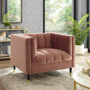 Milton Velvet Club Chair
