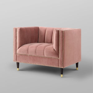 Milton Velvet Club Chair