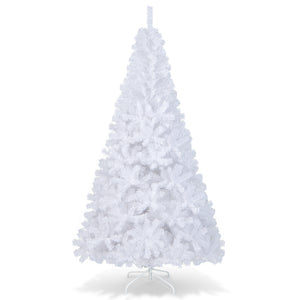 7 ft  White Artificial PVC Christmas Tree with Stand