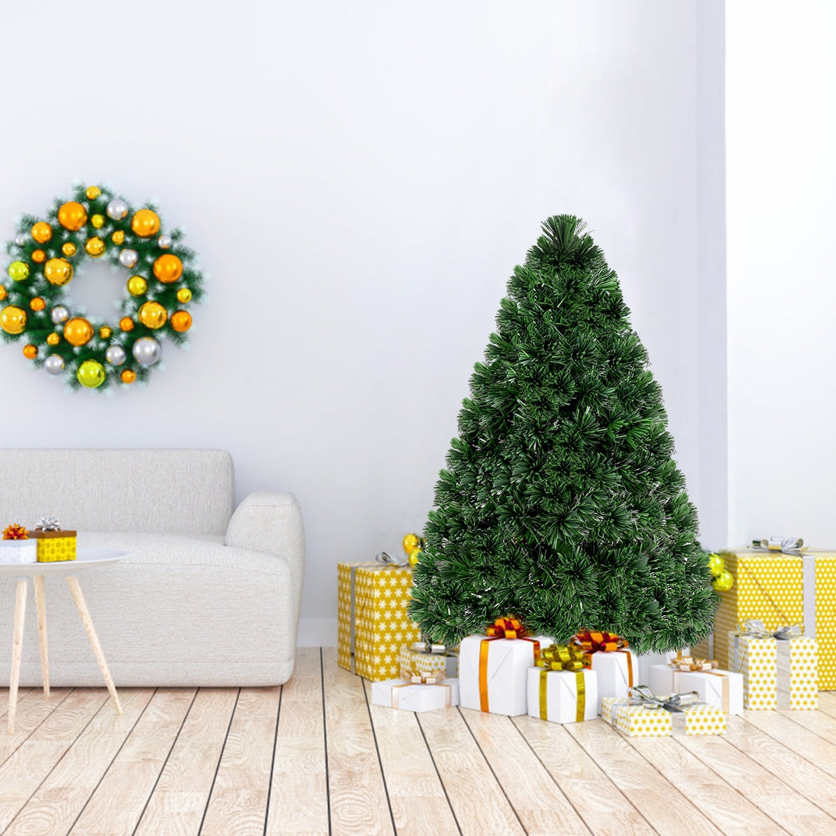 3' / 4' / 5' / 6' Fiber Optic Artificial PVC Christmas Tree-3 ft