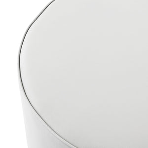 Apolline Leather Cocktail Ottoman