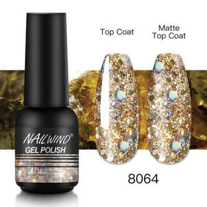 Colorful Glossy Gel Nail Polish 8ml Modern Permanent UV LED Nails Gel Luxury Fashion For Women and Girls Shine Design