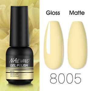 Colorful Glossy Gel Nail Polish 8ml Modern Permanent UV LED Nails Gel Luxury Fashion For Women and Girls Shine Design
