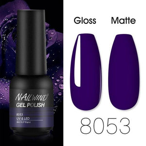 Colorful Glossy Gel Nail Polish 8ml Modern Permanent UV LED Nails Gel Luxury Fashion For Women and Girls Shine Design